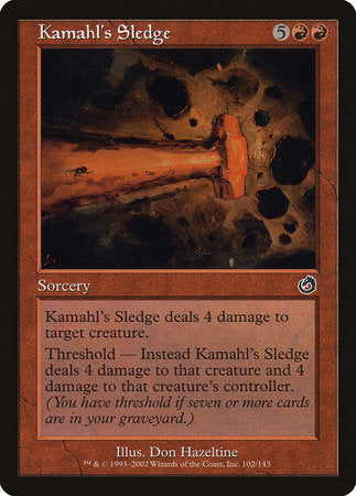 Kamahl's Sledge [Torment] | Mindsight Gaming