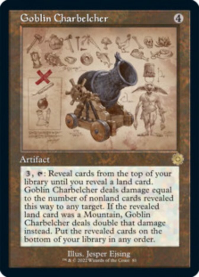 Goblin Charbelcher (Retro Schematic) [The Brothers' War Retro Artifacts] | Mindsight Gaming