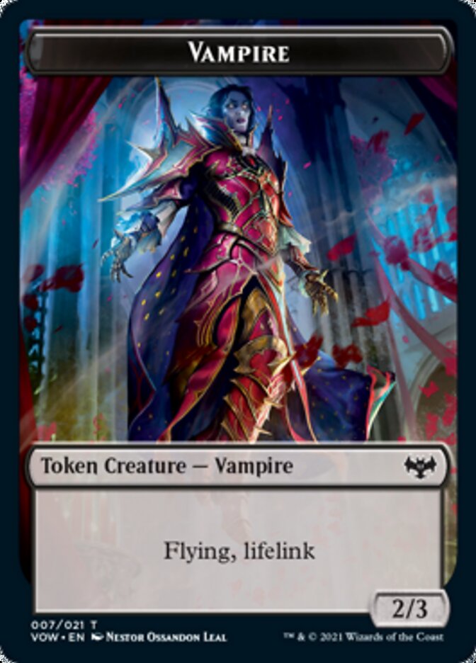 Vampire Token (007) [Innistrad: Crimson Vow Tokens] | Mindsight Gaming