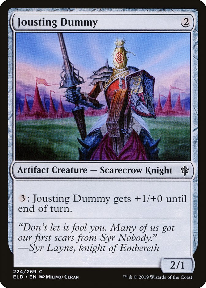 Jousting Dummy [Throne of Eldraine] | Mindsight Gaming