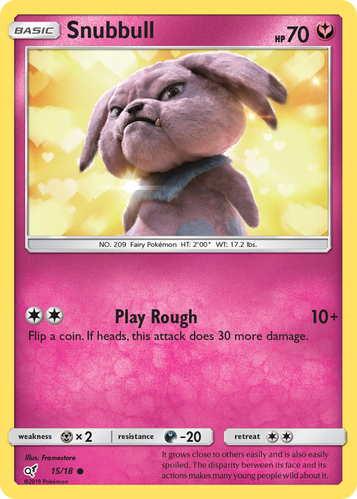 Snubbull (15/18) [Sun & Moon: Detective Pikachu] | Mindsight Gaming