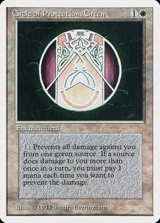 Circle of Protection: Green [Summer Magic / Edgar] | Mindsight Gaming