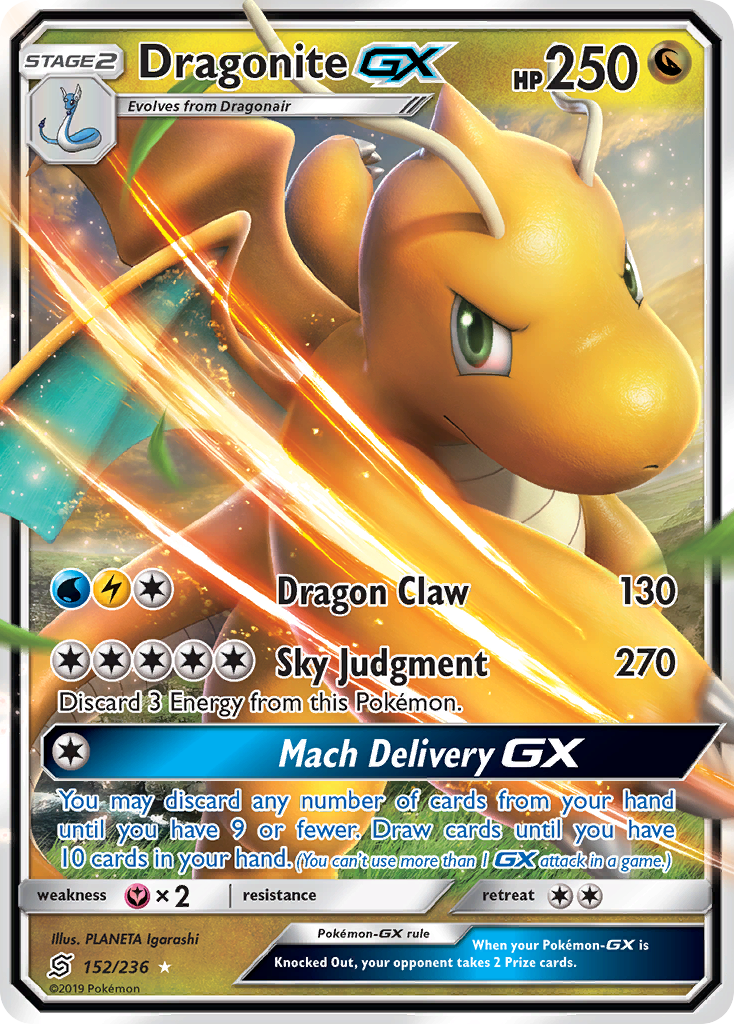 Dragonite GX (152/236) [Sun & Moon: Unified Minds] | Mindsight Gaming