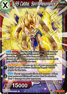 SS Cabba, Spirit Resonance (Starter Deck - Pride of the Saiyans) (SD15-02) [Cross Spirits] | Mindsight Gaming