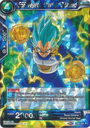 SSB Vegeta, Universe 7 United (DB1-024) [Dragon Brawl] | Mindsight Gaming