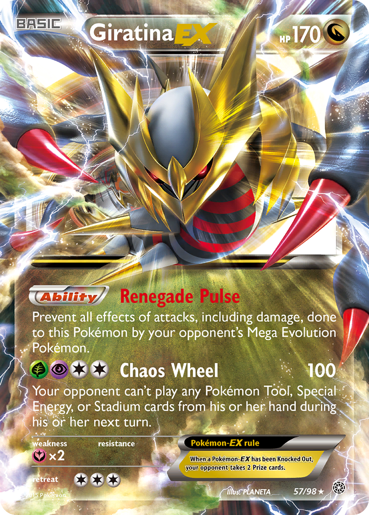 Giratina EX (57/98) [XY: Ancient Origins] | Mindsight Gaming