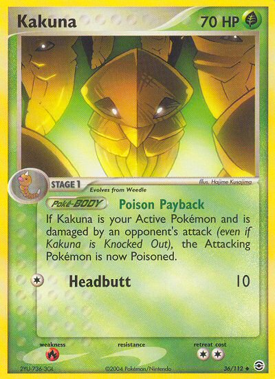 Kakuna (36/112) [EX: FireRed & LeafGreen] | Mindsight Gaming