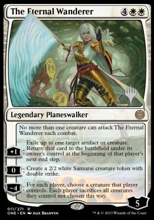 The Eternal Wanderer (Promo Pack) [Phyrexia: All Will Be One Promos] | Mindsight Gaming