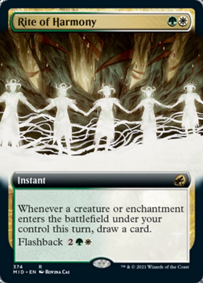 Rite of Harmony (Extended) [Innistrad: Midnight Hunt] | Mindsight Gaming