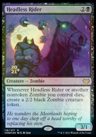 Headless Rider [Innistrad: Crimson Vow Prerelease Promos] | Mindsight Gaming