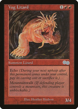 Vug Lizard [Urza's Saga] | Mindsight Gaming