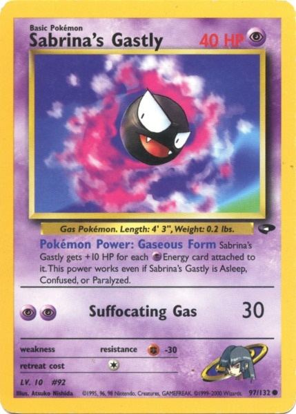 Sabrina's Gastly (97/132) [Gym Challenge Unlimited] | Mindsight Gaming