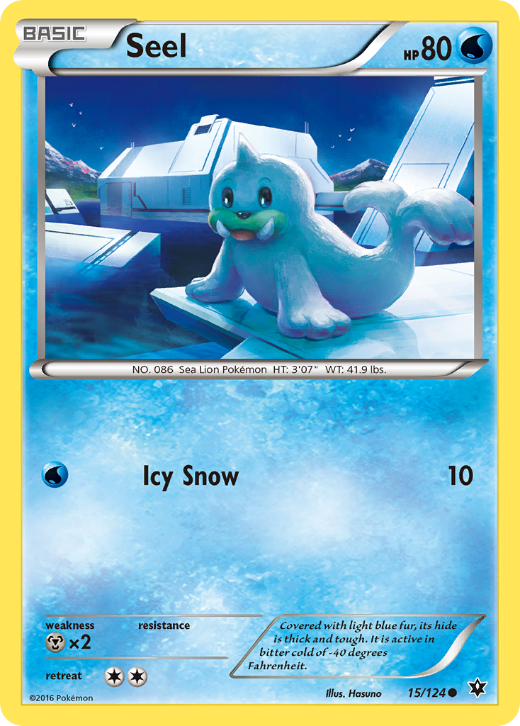 Seel (15/124) [XY: Fates Collide] | Mindsight Gaming