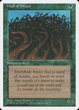 Wall of Wood [Fourth Edition] | Mindsight Gaming