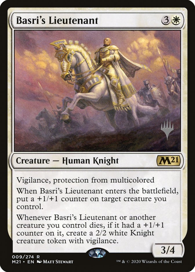 Basri's Lieutenant (Promo Pack) [Core Set 2021 Promos] | Mindsight Gaming