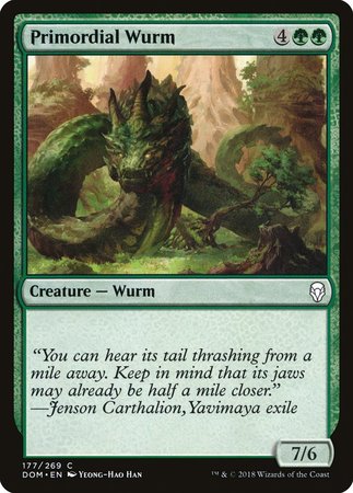 Primordial Wurm [Dominaria] | Mindsight Gaming