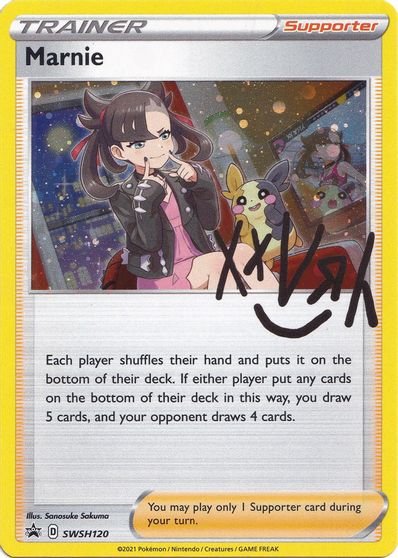 Marnie (SWSH120) [Sword & Shield: Black Star Promos] | Mindsight Gaming