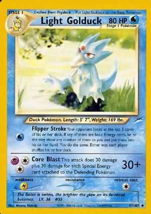 Light Golduck (47/105) [Neo Destiny Unlimited] | Mindsight Gaming