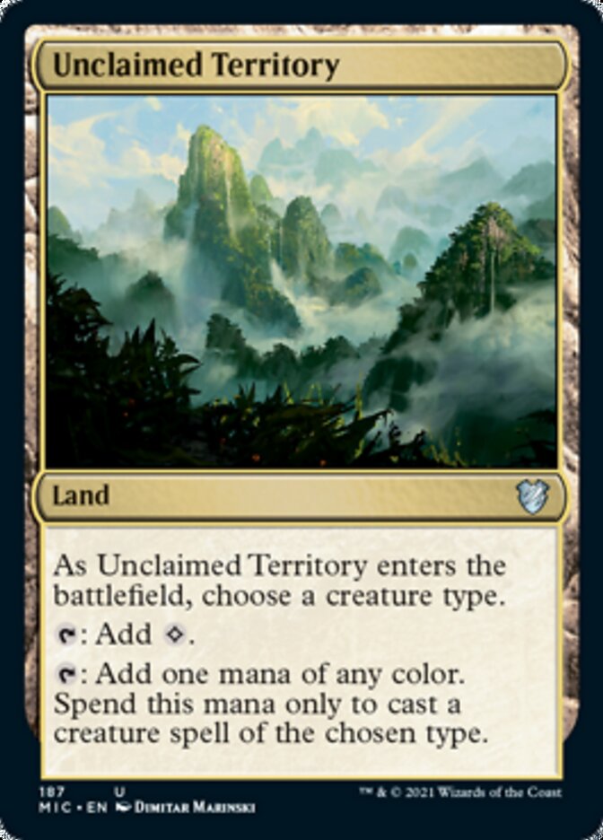 Unclaimed Territory [Innistrad: Midnight Hunt Commander] | Mindsight Gaming