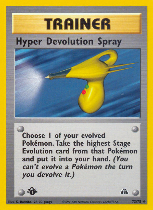 Hyper Devolution Spray (73/75) [Neo Discovery 1st Edition] | Mindsight Gaming