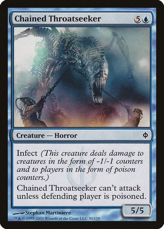 Chained Throatseeker [New Phyrexia] | Mindsight Gaming