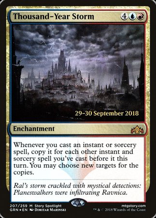 Thousand-Year Storm [Guilds of Ravnica Promos] | Mindsight Gaming