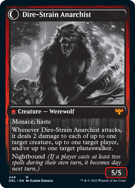 Volatile Arsonist // Dire-Strain Anarchist [Innistrad: Double Feature] | Mindsight Gaming