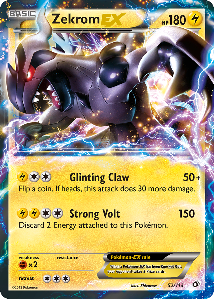 Zekrom EX (52/113) [Black & White: Legendary Treasures] | Mindsight Gaming