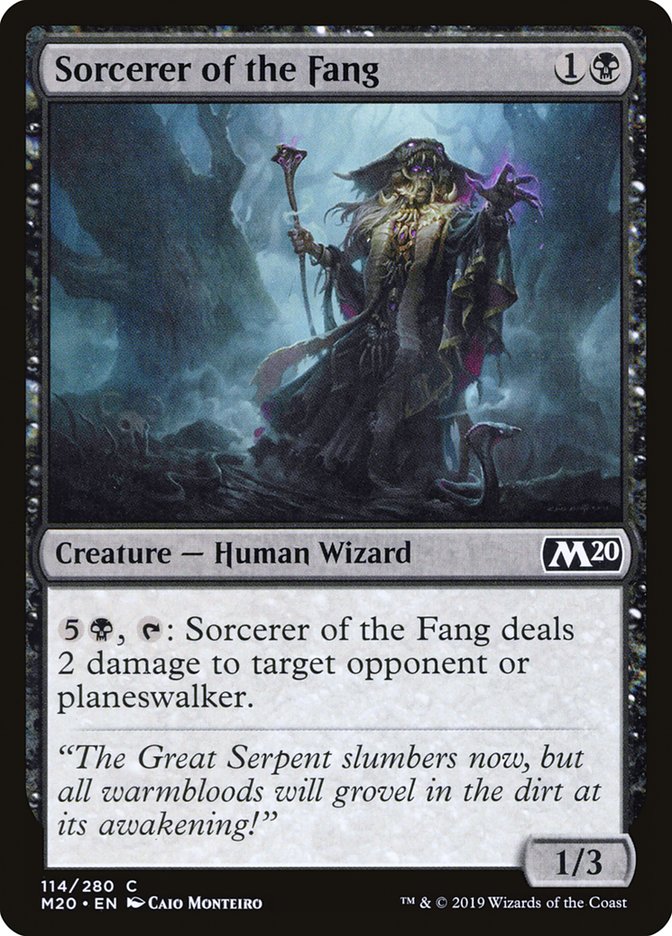 Sorcerer of the Fang [Core Set 2020] | Mindsight Gaming