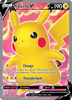 Pikachu V (170/185) [Sword & Shield: Vivid Voltage] | Mindsight Gaming