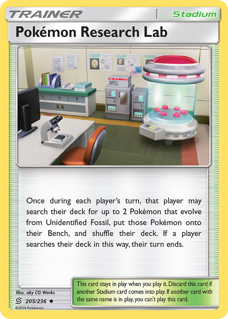 Pokemon Research Lab (205/236) [Sun & Moon: Unified Minds] | Mindsight Gaming