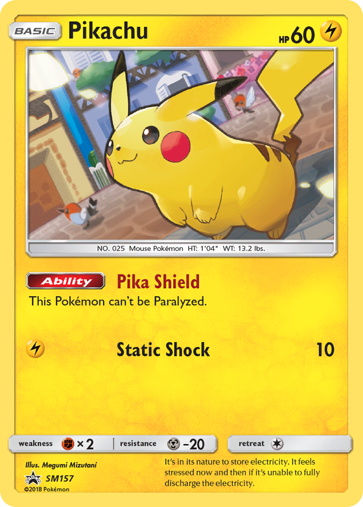 Pikachu (SM157) [Sun & Moon: Black Star Promos] | Mindsight Gaming