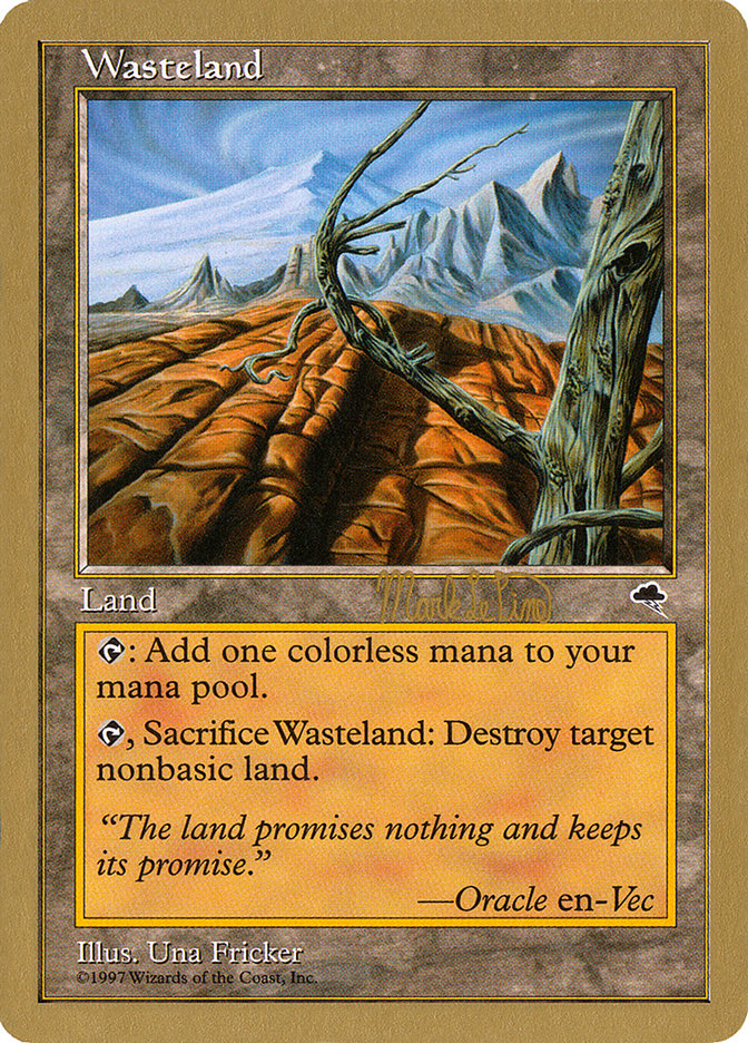 Wasteland (Mark Le Pine) [World Championship Decks 1999] | Mindsight Gaming