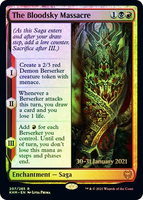 The Bloodsky Massacre [Kaldheim Prerelease Promos] | Mindsight Gaming