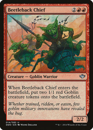 Beetleback Chief [Duel Decks: Speed vs. Cunning] | Mindsight Gaming