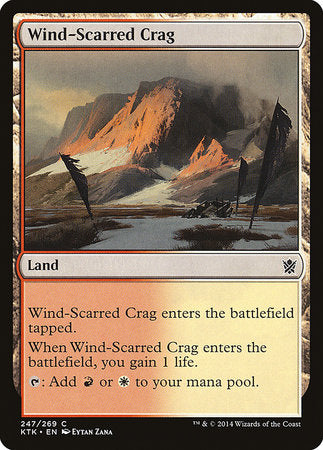 Wind-Scarred Crag [Khans of Tarkir] | Mindsight Gaming