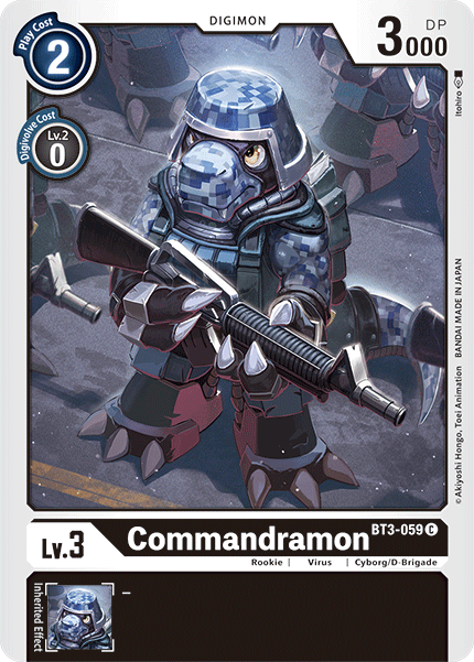 Commandramon [BT3-059] [Release Special Booster Ver.1.5] | Mindsight Gaming