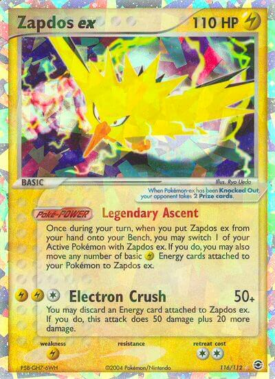 Zapdos ex (116/112) [EX: FireRed & LeafGreen] | Mindsight Gaming