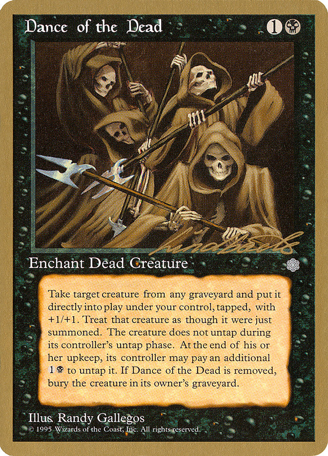 Dance of the Dead (Leon Lindback) [Pro Tour Collector Set] | Mindsight Gaming