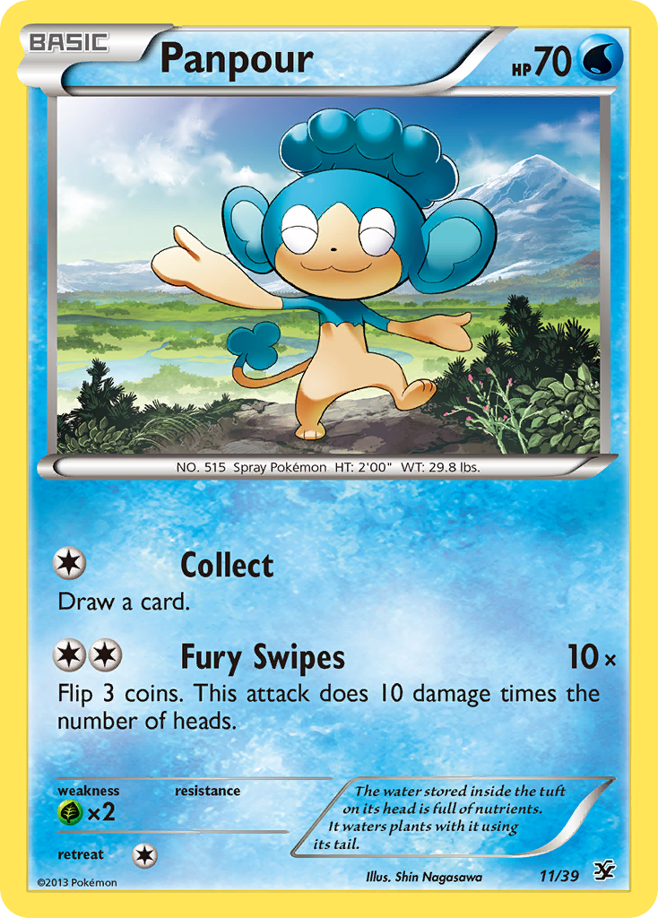 Panpour (11/39) [XY: Kalos Starter Set] | Mindsight Gaming