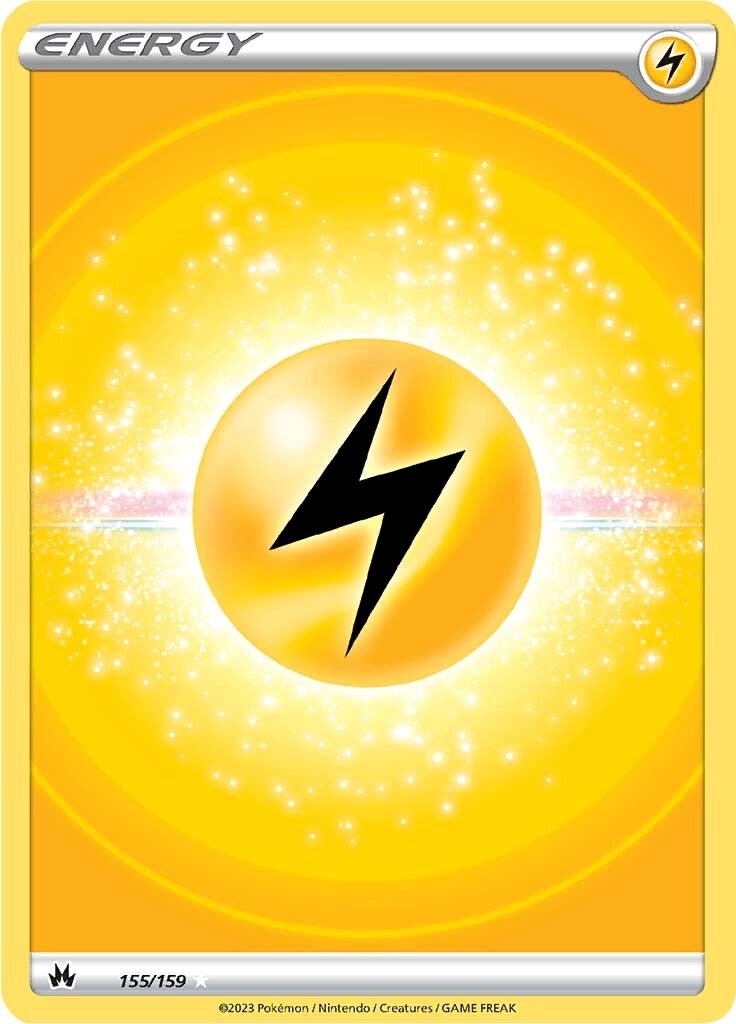 Lightning Energy (155/159) (Texture Full Art) [Sword & Shield: Crown Zenith] | Mindsight Gaming