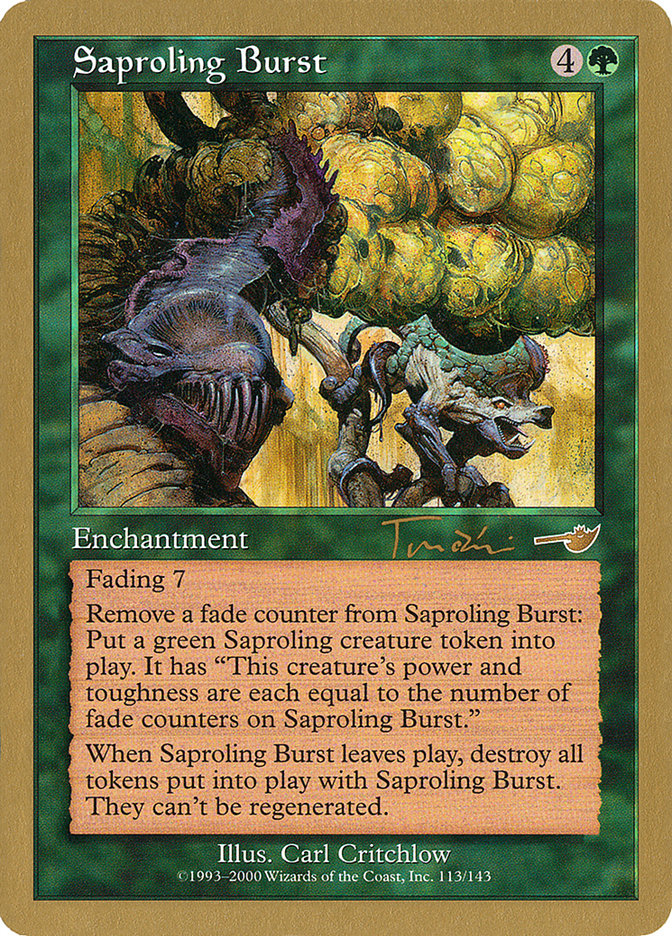 Saproling Burst (Jan Tomcani) [World Championship Decks 2001] | Mindsight Gaming