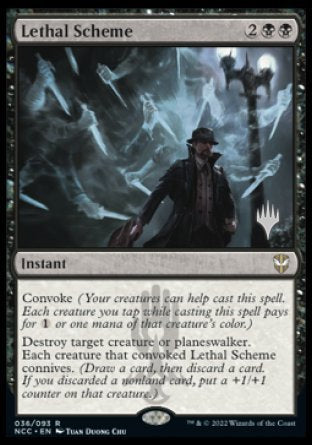 Lethal Scheme (Promo Pack) [Streets of New Capenna Commander Promos] | Mindsight Gaming