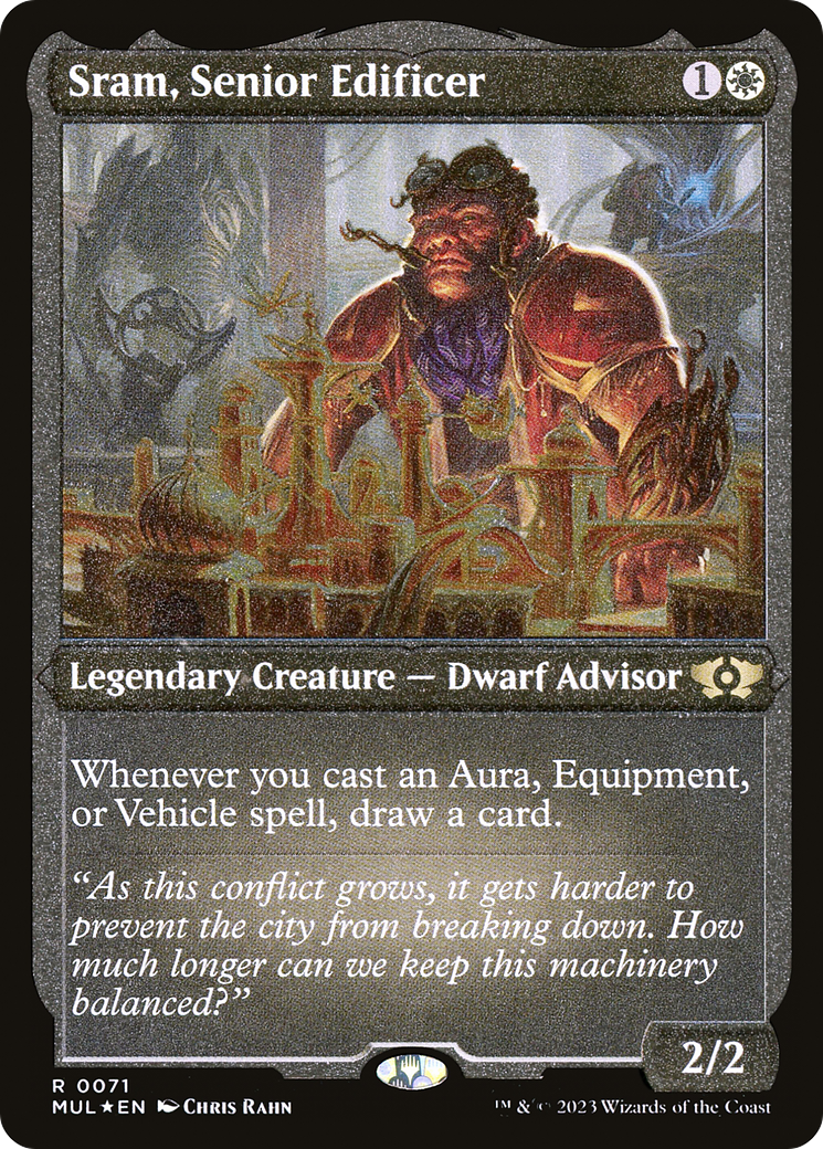 Sram, Senior Edificer (Foil Etched) [Multiverse Legends] | Mindsight Gaming