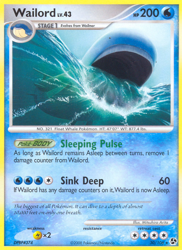 Wailord (30/106) [Diamond & Pearl: Great Encounters] | Mindsight Gaming