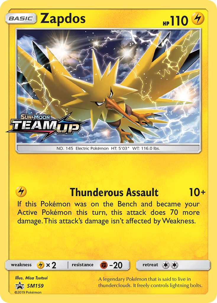 Zapdos (SM159) [Sun & Moon: Black Star Promos] | Mindsight Gaming