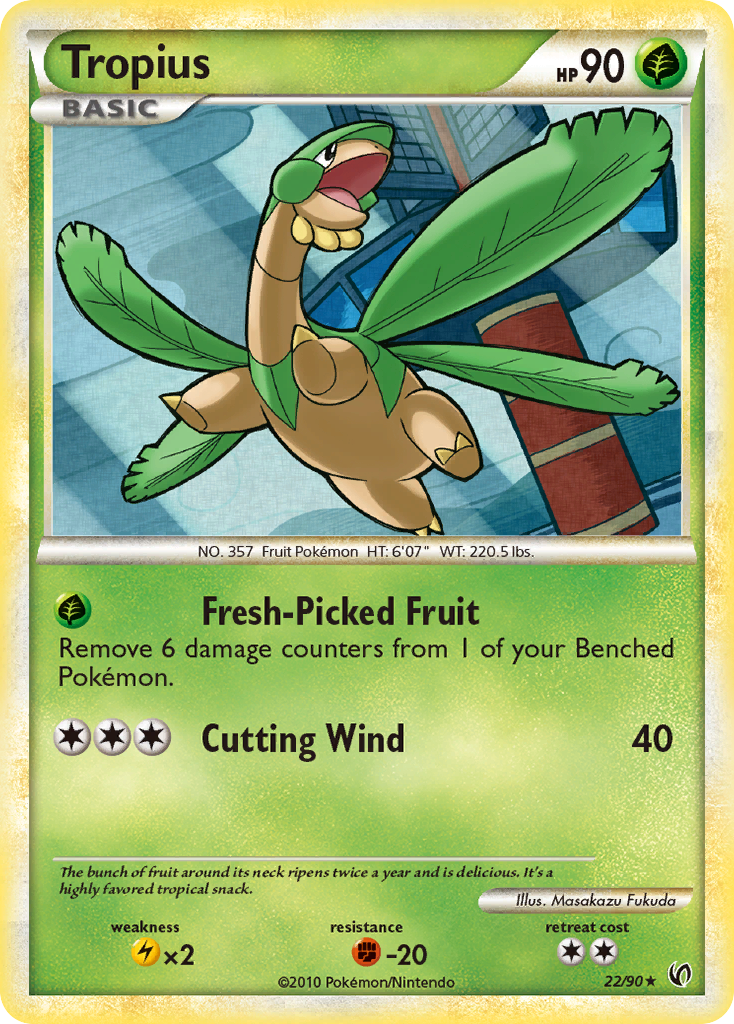 Tropius (22/90) [HeartGold & SoulSilver: Undaunted] | Mindsight Gaming