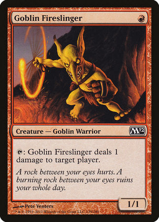 Goblin Fireslinger [Magic 2012] | Mindsight Gaming