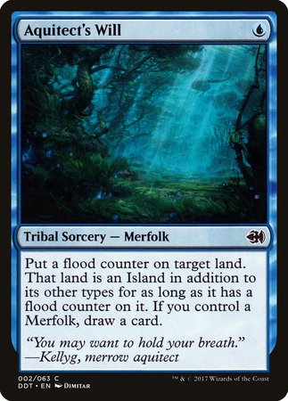 Aquitect's Will [Duel Decks: Merfolk vs. Goblins] | Mindsight Gaming