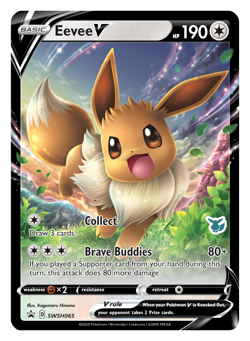 Eevee V (SWSH065) (Eevee Deck) [Battle Academy 2022] | Mindsight Gaming